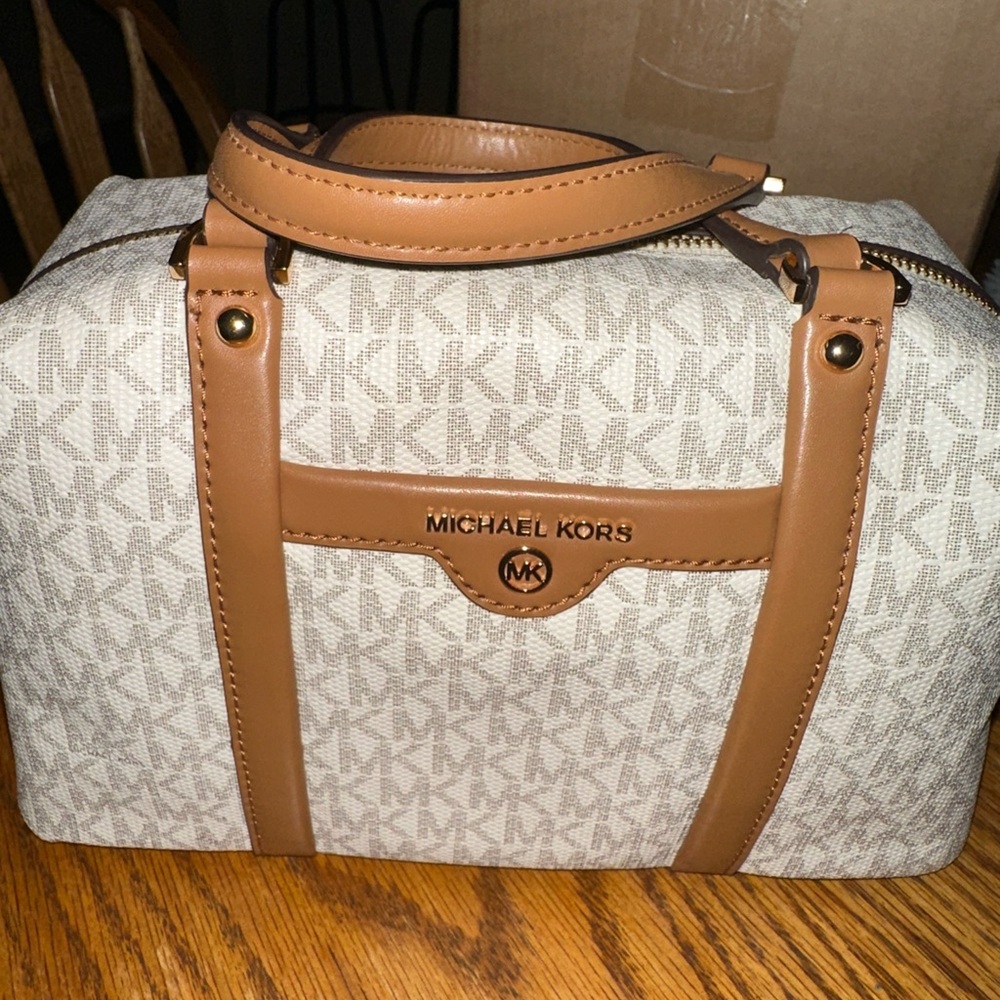 Michael Kors Monogram Satchel